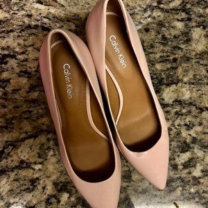 Pink Calvin Klein Gayle Pointed Toe Pumps Size 6.5
